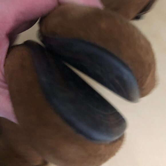 Asos Suede Pointed Toe Buckle Ankle Moto Booties - Picture 9 of 9